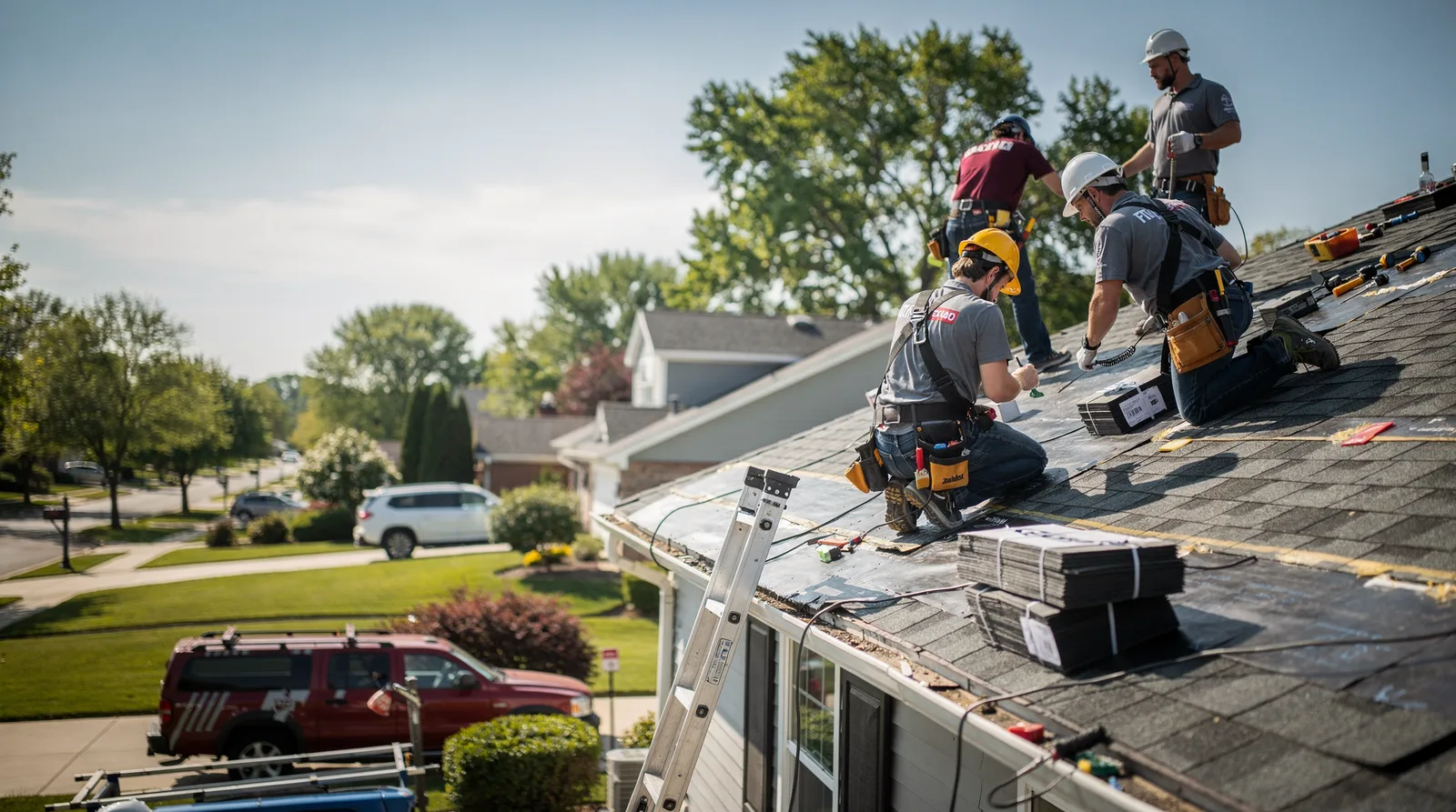 Roof Repair in Oakland, IL around you